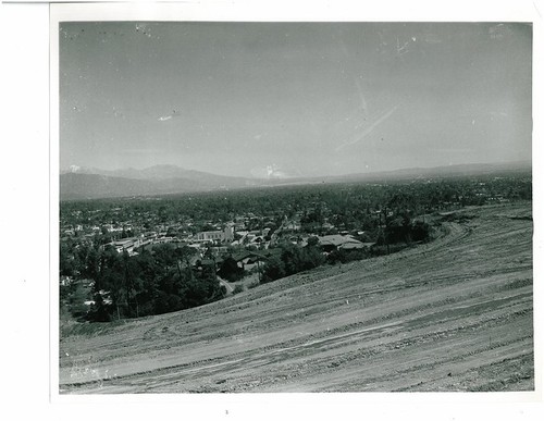 Panorama of South Pasadena from Monterey Hills (#3), Showing Downtown