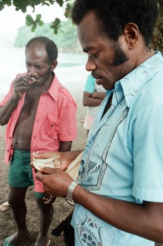 Preparing for ceremonial dress and dance