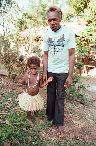 Chief Jonsin and his grandaughter reinventing tradition