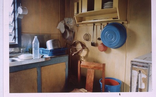 Nevinbong's kitchen with tiger shark teeth