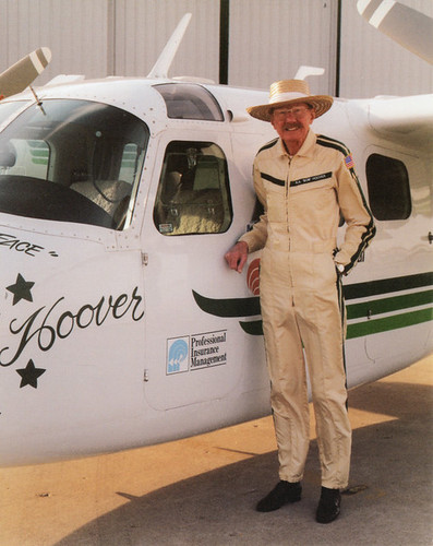 Bob hoover collection image Hoover and His Plane