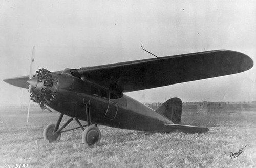 PET_0005 Lockheed Vega Number One, "The Golden Eagle"