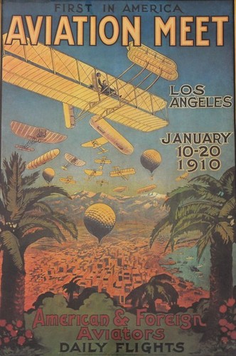 Curatorial image-poster first in america aviation meet los angeles january 10-20 1910