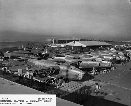 Consoldiated Factory Details: B-24 assembly Date: 12/26/1940