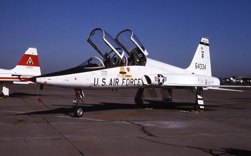 Northrop T-38A Talon 66-4334 McClellan AFB 21May83 Peter B Lewis
