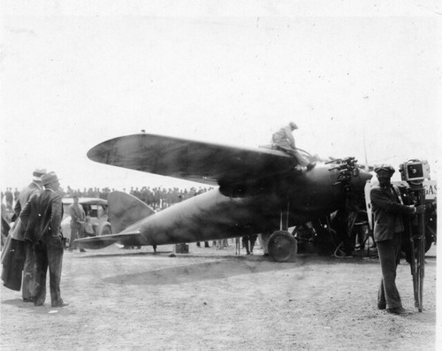 Vega 1 monoplane nx913 thomas hasher dole air race image