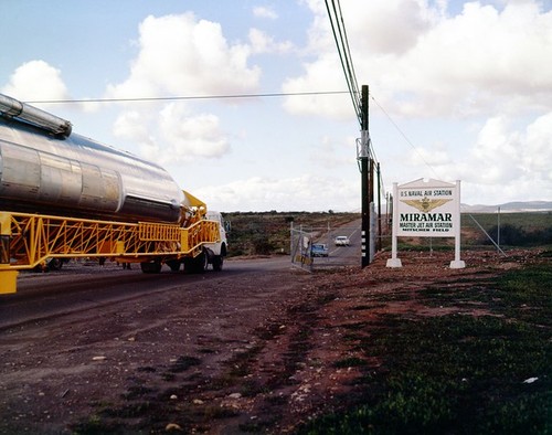 Atlas air transport--'Missile Moves binder; 107D; 3-9-62; Mercury moved to Miramar NAS