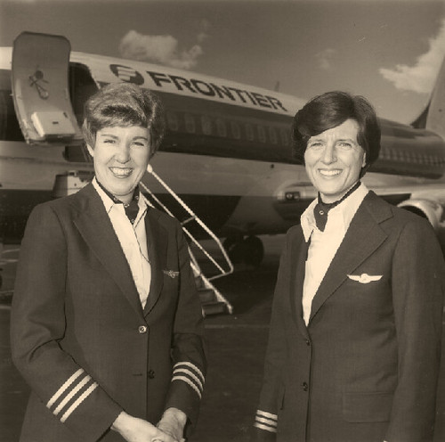 Emily Warner and Cindy Morgan Frontier Airlines