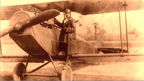 Bessie Coleman w Plane