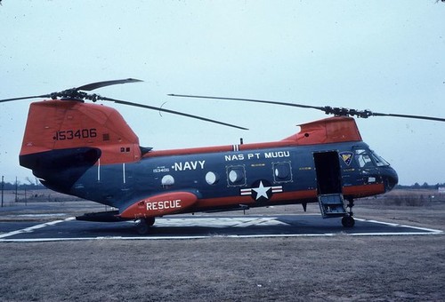 35mm slide image boeing-vertol uh-46d sea knight