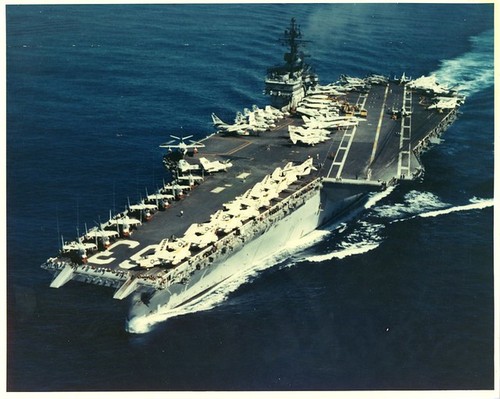 CVA-63 USS Kitty Hawk 11-6-70 US Navy Photo