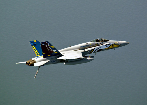 Image from us military f/a-18 hornet
