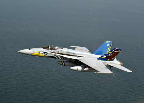 Image from us military f/a-18 hornet