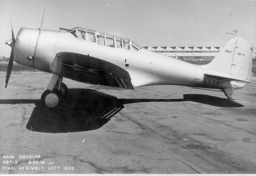 PictionID:42005232 - Title:XBT-2 Douglas photo 8-23-38 - Catalog:16_002545 - Filename:16_002545.TIF