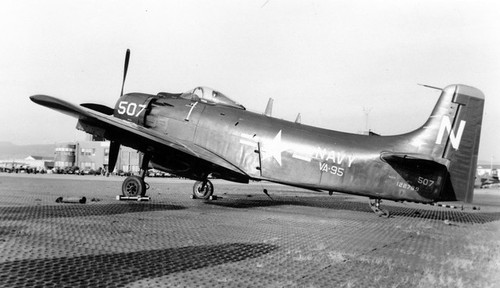 PictionID:45242600 - Catalog:16_006492 - Title:Douglas AD-3 Skyraider William Lakrins photo -