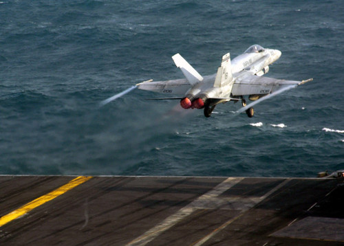Image from us military f/a-18 hornet