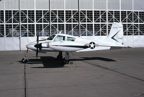 Cessna U-3A 575891 NAF China Lake 13Oct75 [Peter B.Lewis via RJF]