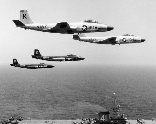 McDonnell F2H-3 Banshee US Navy photo Robert Lawson photographer