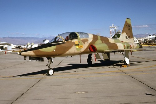 Northrop T-38A 59-1596 [DT-38A] NAF China Lake 13Oct75 [PBL via RJF]