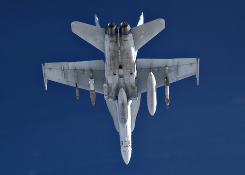 Image from us military f/a-18 hornet