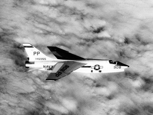 PictionID:45404873 - Catalog:16_006586 - Title:Vought F8U-1P Crusader (RF-8A) US Navy photo -