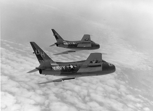 North American Fury FJ-4 US Navy photo