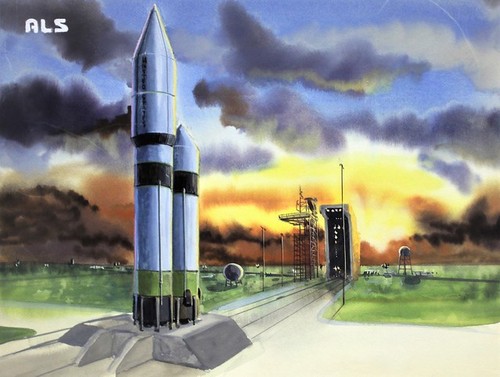 Robert Kemp Collection Image Atlas Missile Painting