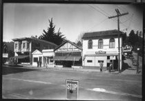 Corner of Throckmorton Avenue and Bernard, circa 1930s