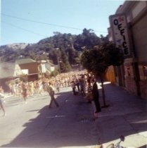 Runners in downtown Mill Valley, date unknown