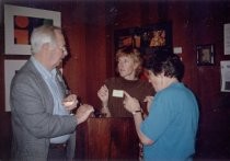 Library volunteer party, 1990