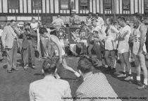 Dipsea Race start at Lytton Square, early 1950s