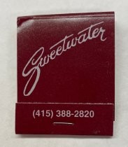 Sweetwater matchbook cover