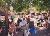 Campbell's Vintage Jazz group at the Mill Valley Depot Plaza, 1998