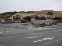 Edna Maguire campus - Ring Mountain Day School from Lomita, 2018