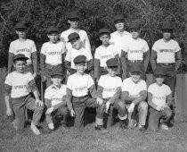 Little League team photo of the "Sports", date unknown