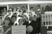 Group of children at the Mill Valley Film Festival Animation Workshop, 1996