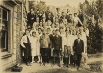 Summit School eighth grade class, summer, 1917