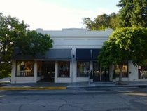 Throckmorton Avenue storefronts, Eileen Fisher and OSKA, 2018