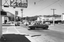 Photograph of downtown midtown Mill Valley, 1952