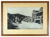 Black & white photo of Throckmorton Ave. in 1910