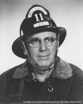 Portrait of Fireman in Uniform, circa 1960s