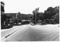 Intersection of Throckmorton and Blithedale Avenues, 1980