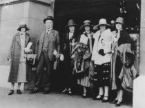 Mr.and Mrs. Michael O'Shaughnessy and four daughters, date unknown