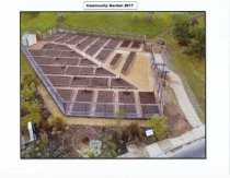 Bayfront Community Garden aerial view, 2017