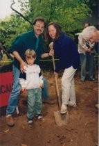 Mill Valley Public Library ground breaking for the new addition, 1997