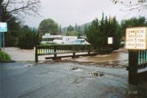 The 2005 Mill Valley flood-corner of Sycamore, 12/30/2005