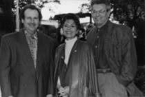 Executive Director Mark Fishkin with Barbara and Stewart Boxer, 1996