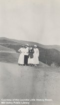 Four Women on their way to Muir Woods, 1915