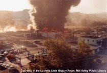 Fire at Jolly King Liquors on Miller Avenue, 1963-06-28