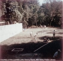 Construction of Library, Foundation Work, 1965